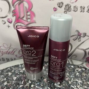 Joico hair treatment 2 damage defy Color process healthy hair brand new
